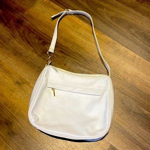 Vintage White leather bag
